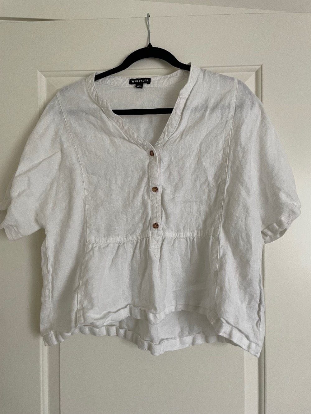 100% linen blouse
